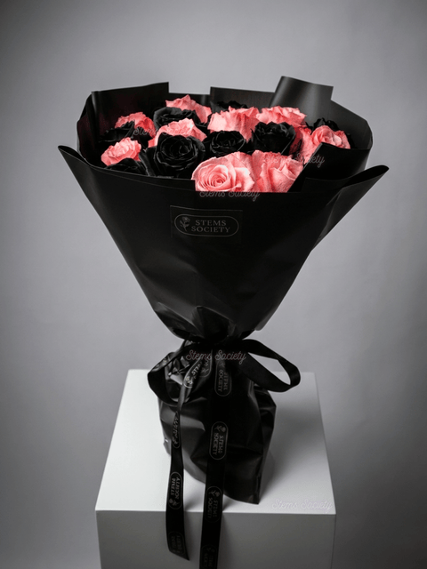 Pink & Dark Roses