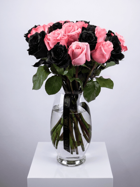 Pink & Dark Roses
