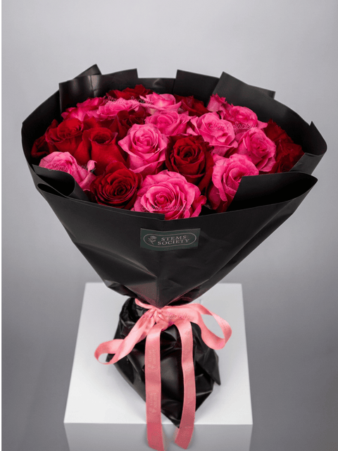 Red & Hot Pink Roses