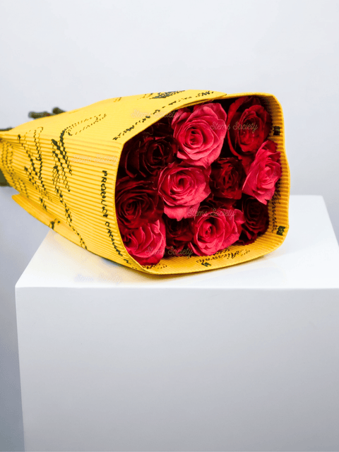 Red & Hot Pink Roses