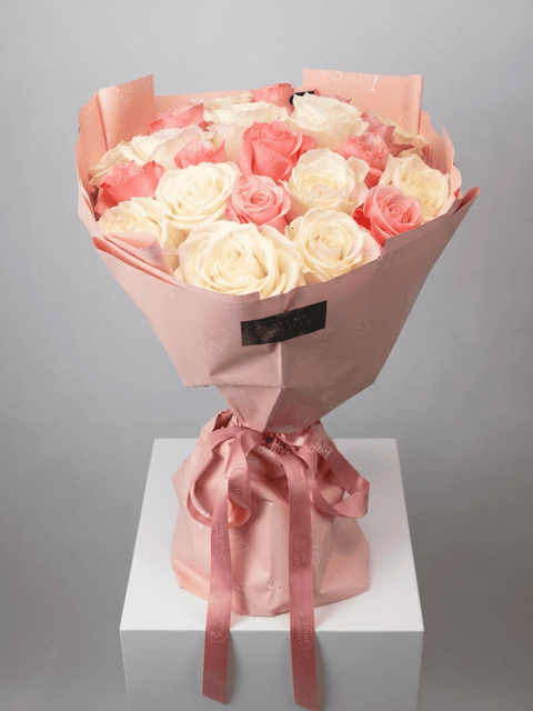 Pink & White Roses