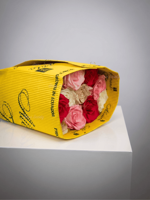 Hot Pink Deluxe Roses