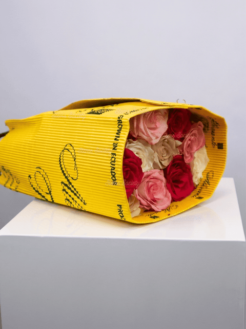 Hot Pink Deluxe Roses