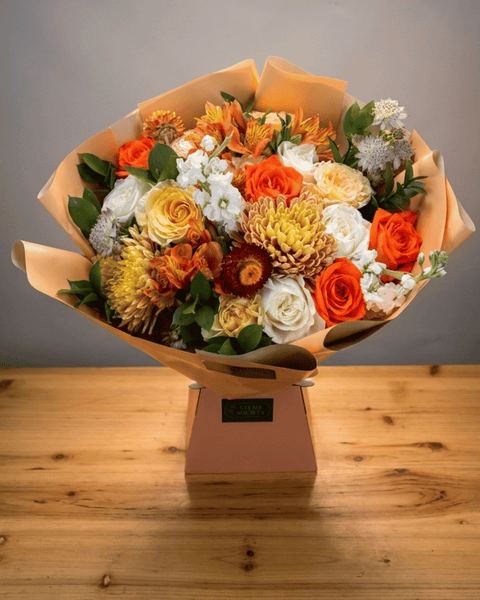 Mixed Bouquet - Peach Deluxe