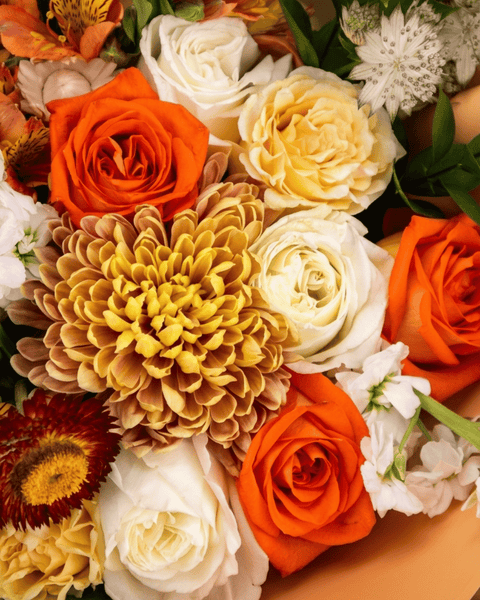 Mixed Bouquet - Peach Deluxe