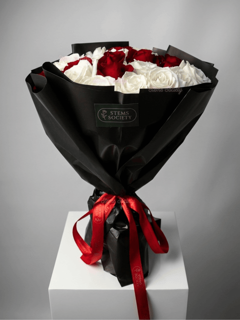 Red & White Roses