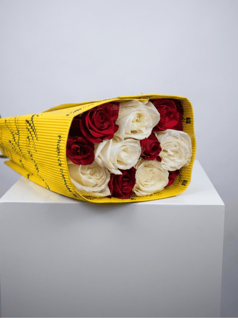 Red & White Roses